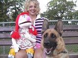 Shadow with April and Sweetie Pie
