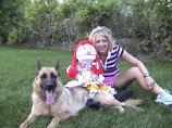 Shadow with April and Sweetie Pie